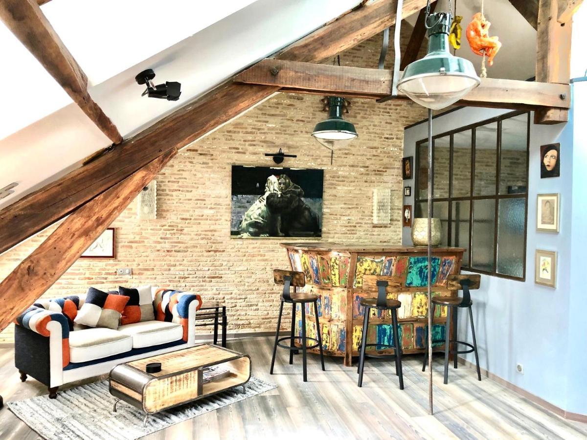 In Sarlat Luxury Rentals, Medieval Center - Loft Stella Matutina -2P-Ascenseur-Climatisation Exterior foto
